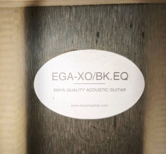 Б/в Електроакустична гітара Enya ega-x0/bk.s0.eq transacoustic 01-201057099
