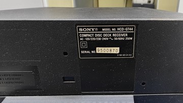 Б/в Музичний центр Sony hcd-gt44 01-201077306