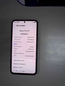 Б/в Мобільний телефон Samsung galaxy a54 5g a546e 8/256gb 01-201127784