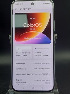 Б/в Мобільний телефон Oppo a6 pro 8/256gb 01-201101084
