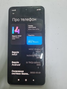 Б/в Мобільний телефон Xiaomi redmi note 10 pro 6/128gb 01-201167313