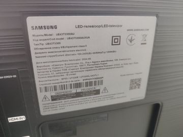 01-200599599: Samsung ue43t5300