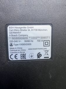 01-200619864: Bosch serie 2 bgs05x240