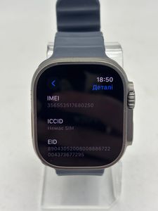 Б/в Смарт-годинник Apple watch ultra gps + cellular 49mm titanium case 01-200814577