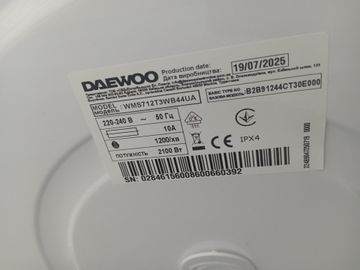 Б/в Пральна машина Daewoo wms712t3wb44ua 01-200838759