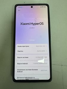 Б/в Мобільний телефон Xiaomi redmi note 14s 8/256gb 01-200840180