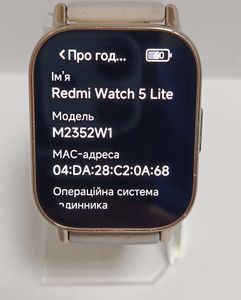 Б/у Смарт-часы Xiaomi redmi watch 5 lite 01-200846700