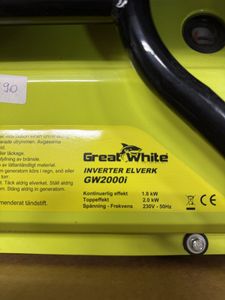 Б/в Генератор Great White gw2000ix 01-200848581