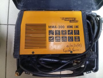 Б/в Зварювальний апарат Kaiser Welding mma-300 home line 01-200878628