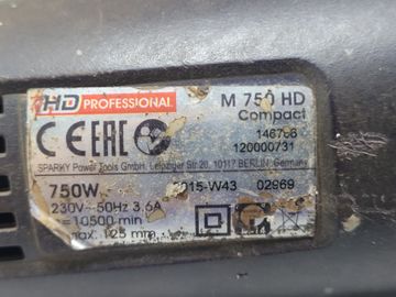 Б/в Кутова шліфмашина Sparky m 750e hd 01-200851119