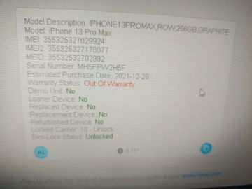 Б/в Мобільний телефон Apple iphone 13 pro max 256gb 01-200901968