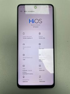 Б/в Мобільний телефон Tecno camon 19 6/128gb 01-200911514