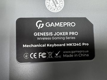Б/в Клавіатура Gamepro genesis joker pro mk124g pro 01-200914260