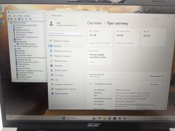 Б/в Ноутбук Acer aspire av15-53p/екр 15.6/core i7-1355u 1.7ghz/ram16gb/ssd512gb/iris xe 01-200887715
