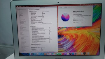 Б/в Ноутбук Apple macbook air a1466 13,3" core i5 1.6ghz/ram4gb/ssd128gb/intel hd graphics 6000 01-200932539