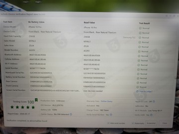 Б/в Мобільний телефон Apple iphone 16 pro 256gb 01-200908285
