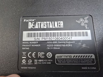 Б/в Клавіатура Razer deathstalker expert 01-200962136