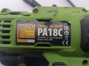 Б/в Шурупокрут Procraft pa-18c compact 2акб зп 01-200979682