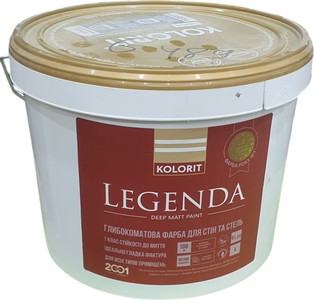 Б/в Фарба Kolorit legenda 9 л колір g489 01-200999557
