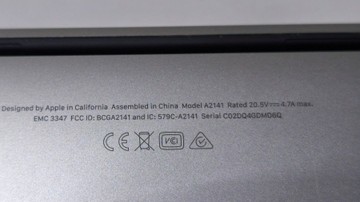 Б/в Ноутбук Apple macbook pro 16" 2019 a2141 core i7 2,6ghz/ram16gb/ssd512gb/amd radeon pro 5300m 4gb 01-201007624
