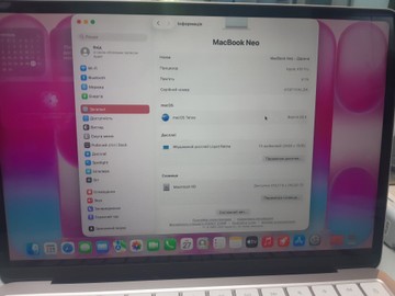 Б/в Ноутбук Apple macbook neo 256gb 01-201043578