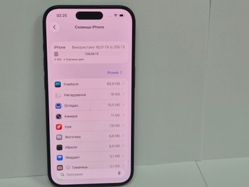 Б/в Мобільний телефон Apple iphone 15 pro 256gb 01-201050310