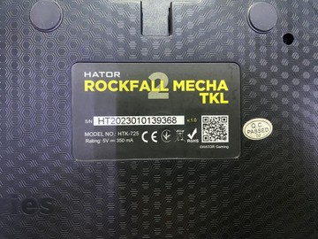 Б/в Клавіатура Hator rockfall 2 mecha 01-201075627