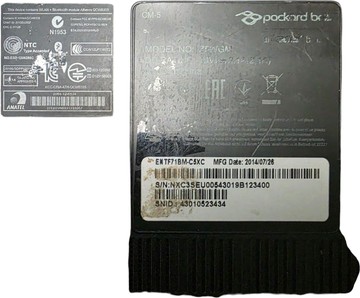 Б/в Ноутбук Packard Bell 15/celeron n2830 ddr3/2gb ddr3/hdd 500 gb/ssd *відсутній/*інтегрована 01-201131454