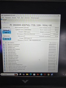 Б/у Ноутбук Hp 15/ryzen 5 240 ddr5/24gb ddr5/hdd *відсутній/ssd 1000 gb/geforce rtx 5050 8gb 01-201147077