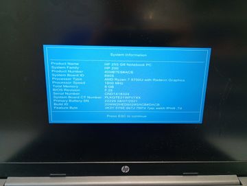 01-200762396: Hp 15/ryzen 7 5700u ddr4/8gb ddr4/ssd 256 gb/*інтегрована