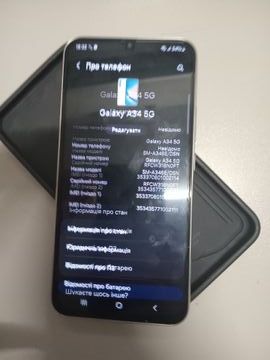 01-200778666: Samsung galaxy a34 5g sm-a346e 8/256gb