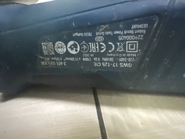Б/в Кутова шліфмашина Bosch gws 17-125 cie 01-200802043