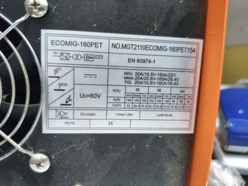 Б/в Зварювальний напівавтомат Megatec eco mig-160 pet 01-200805066