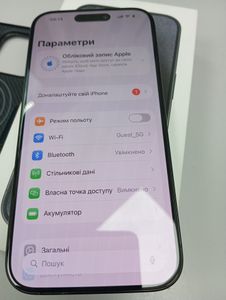 Б/у Мобильний телефон Apple iphone 15 pro 128gb 01-200810434