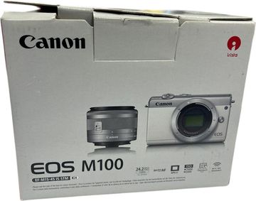 Б/в Фотоапарат Canon eos m100 + canon ef-m 15-45mm f/3.5-6.3 is stm zoom 01-200811594
