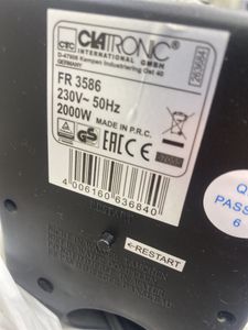 Б/в Фритюрниця Clatronic fr 3586 01-200821459