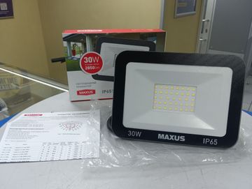 Б/в Прожектор Maxus flood light 30w 5000k 01-200828367