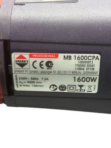 Б/в Кутова шліфмашина Sparky mb 1600cpa 01-200586377