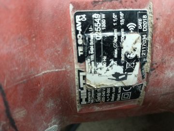Б/у Перфоратор Hilti te 60-avr 01-200437035