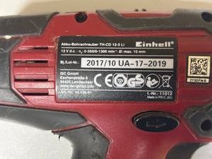 Б/в Шурупокрут Einhell th-cd 12-2 li 1акб зп 01-200896611