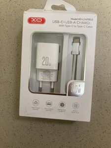 Б/в Мережевий зарядний пристрій Xo l147+ type c 01-200903713