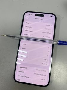 Б/в Мобільний телефон Apple iphone 15 plus 128gb 01-200906527