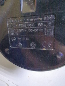 Б/в Кавомолка Bosch mkm 6003 01-200933837