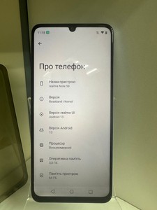 Б/в Мобільний телефон Realme note 50 3/64gb 01-200955347