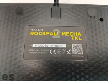 Б/в Клавіатура Hator rockfall 2 mecha tkl 01-200984834
