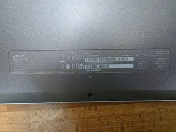 Б/в Ноутбук Acer 15/core i7-13620h ddr5/16gb ddr5/hdd *відсутній/ssd 640 gb/*інтегрована 01-200975097