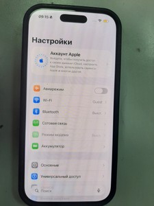 Б/в Мобільний телефон Apple iphone 16 pro 256gb 01-201012464