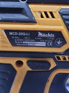 Б/у Шуруповерт M?Chtz mcd-20q-li 2акб зп 01-200948683