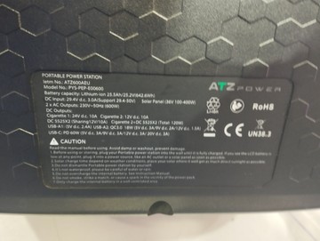 Б/в Зарядна станція Atz Power 600w 01-201054115