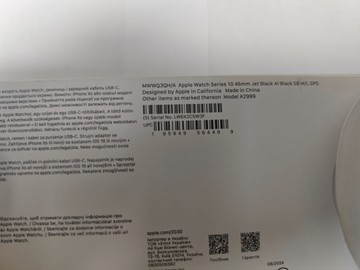 Б/в Смарт-годинник Apple watch series 10 gps 46mm alu. case 01-201074794